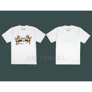 เสื้อยืดคอกลม QW_T_82-2 PUT WHITE ขาว [ขนาด: M-5XL]