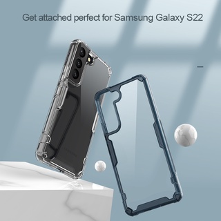 เคสโทรศัพท์ซิลิโคน TPU ใส แบบนิ่ม ลาย NILLKIN Nature สําหรับ Samsung Galaxy S22 Ultra A53 A73 S22 Plus S22