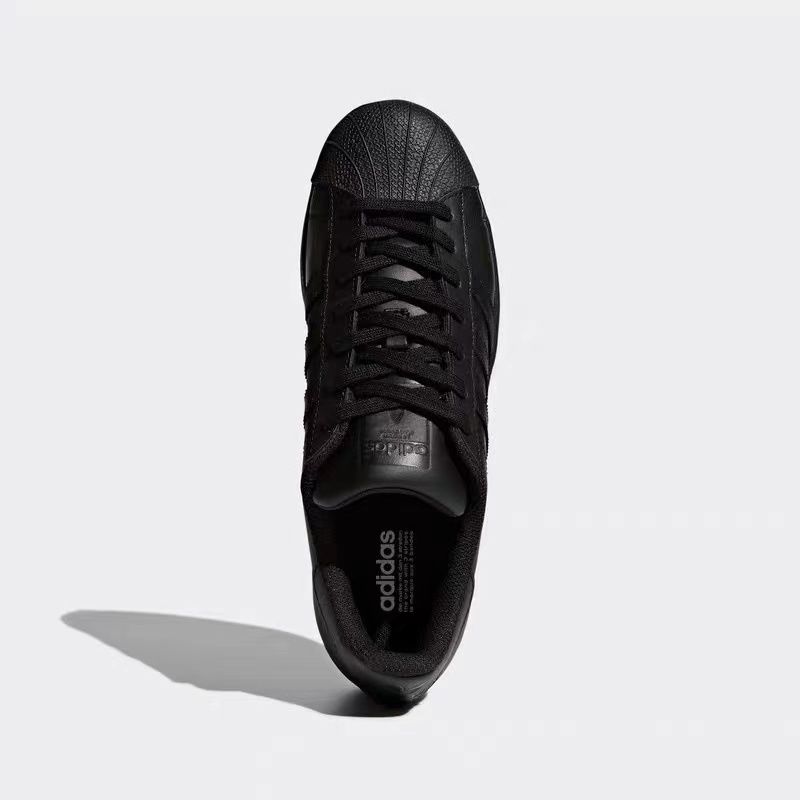ของแท้-พร้อมส่ง-adidas-superstar-แถบดำ-คลาสสิกรองเท้ากีฬาสบายๆ-36-45
