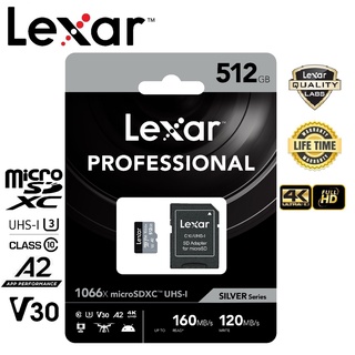 ภาพหน้าปกสินค้าLexar 512GB Micro SDXC Professional 1066x (160MB/s) ซึ่งคุณอาจชอบราคาและรีวิวของสินค้านี้