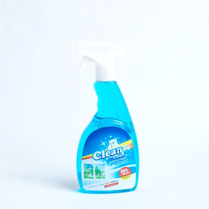 พร้อมส่ง-clean-by-clear-น้ำยาเช็ดกระจก-สูตรไร้กลิ่นกวนใจ-ขนาด-500-มล