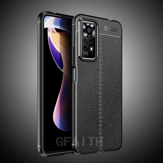 2022 New เคสโทรศัพท์ Xiaomi Redmi Note 11 Pro 11s Note11 4G 5G Global Version Luxury Business Style Men Soft Case Leather Silicone Camera Lens Drop Protection Cover เคส Note11Pro