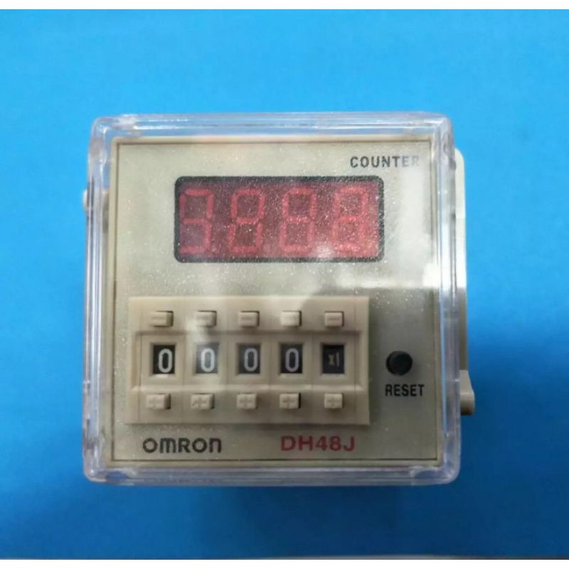counter-dh48j-a-220vac-50-60hz-omron-contact-5aac-resistor-load-ซ็อกเก็ต11ขากลม-ใหม่แท้