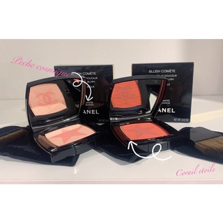 🌸แท้ ป้ายไทย🌸 Chanel blush comete เล่นกับเอฟเฟ็กต์ภาพสะท้อนของลวดลายดาวหางบนเนื้อแป้ง