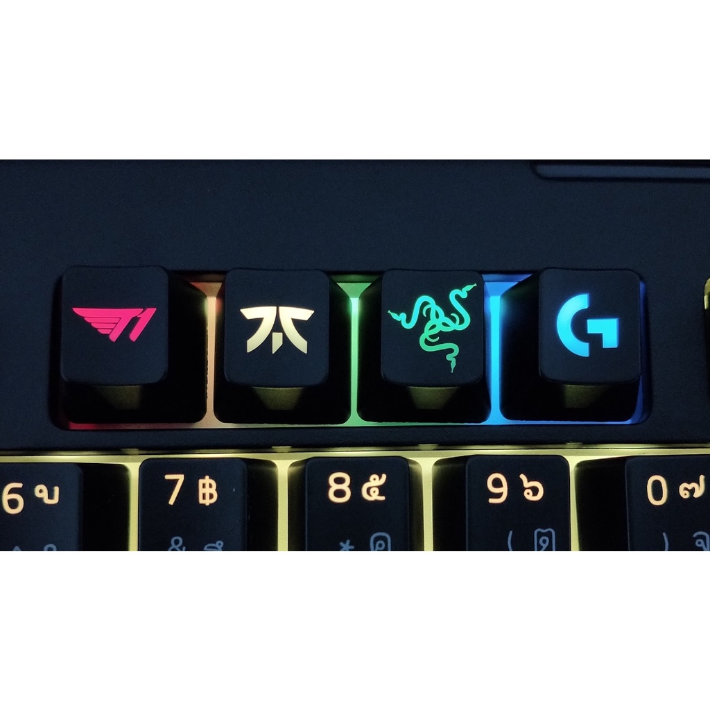 Keycaps ไฟลอด DOTA 2 & Team T1 & FNATIC | Shopee Thailand