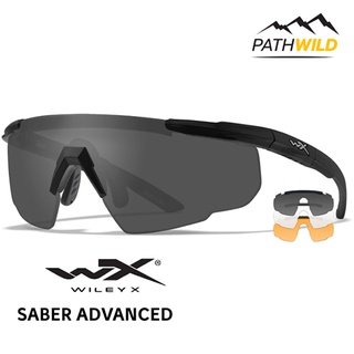 สินค้า แว่นตา WILEY-X SABER ADVANCED กรอบสี MATTE BLACK ปกป้องดวงตา เลนส์ทนต่อแรงกระแทก มีแป้นรองจมูกที่ทำให้ใช้ได้กับทุกใบหน้า