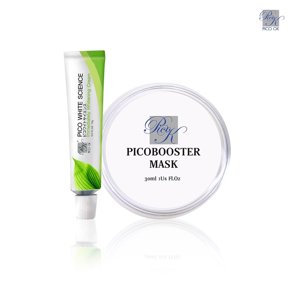 PICO BOOSTER MASK + PICO WHITESCIENCE เซ็ตสุดคุ้ม | Shopee Thailand
