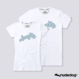 สินค้า Rudedog เสื้อยืดชาย/หญิง สีขาว รุ่น Back slash (ราคาต่อตัว)