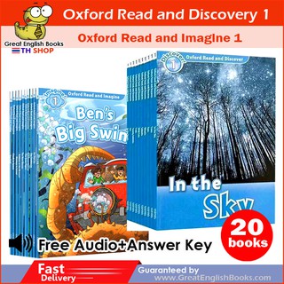 (ใช้โค้ดรับcoinคืน10%ได้) *มีไฟล์เสียง+เฉลยทุกเล่ม Oxford read and Discover และ Oxford Read and Imagine Level 1 (20 Books)  (1CD)+มีแผ่นเฉลยให้ค่ะ