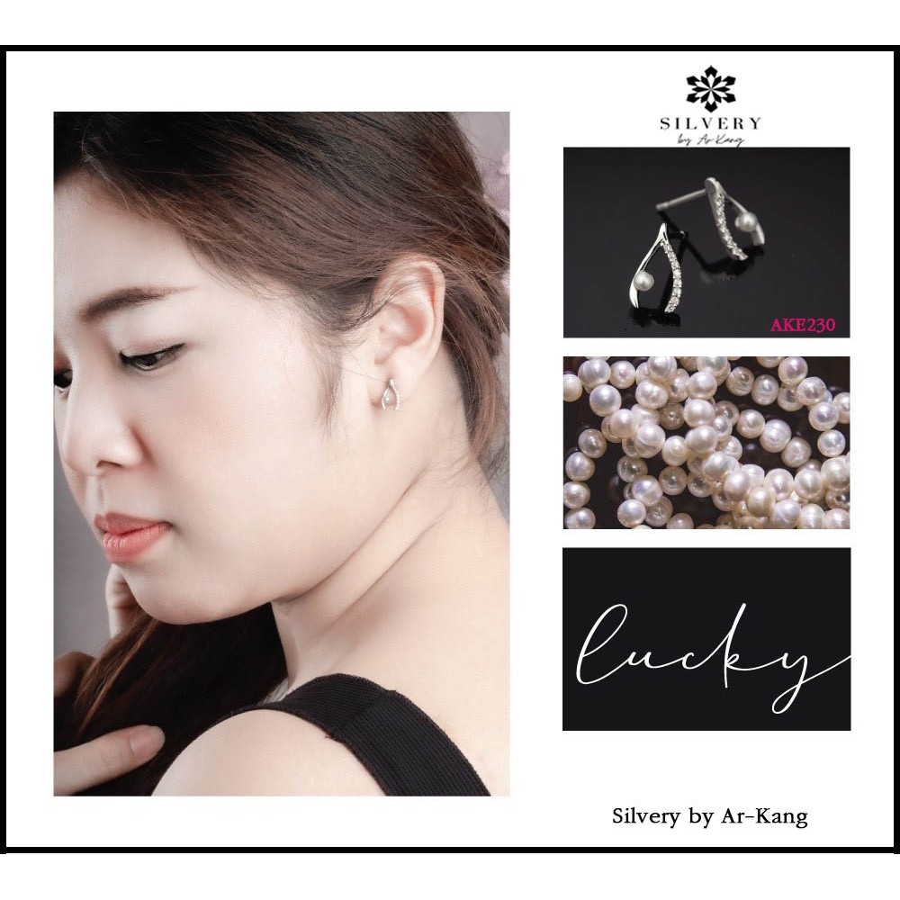 silvery-by-ar-kang-wishbone-earring-ต่างหูสัญลักษณ์แห่งความโชคดี