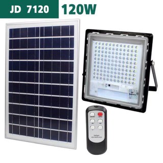 JD Solar LED 120W JD7120โคมไฟสปอตไลท์ โซล่าเซลล์ไฟสปอร์ตไลท์ โซล่าเซลล์ ประกันศูนย์ไทย