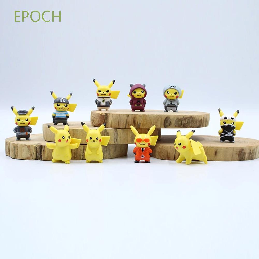 epoch-ฟิกเกอร์-หุ่นพิคาชู-โปเกม่อน-ขนาด-4-ซม-10-ชิ้น-ชุด