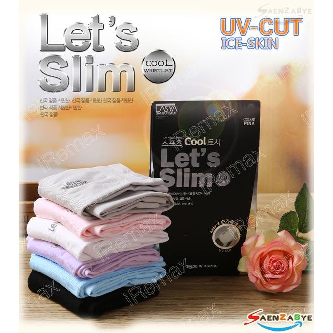 alitech-aqua-x-รุ่น-lets-slim-ปลอกแขน-กันแดด-เกี่ยวนิ้ว-แบบบาง-กันยูวี-free-size-unisex-แพ็ค-1คู่