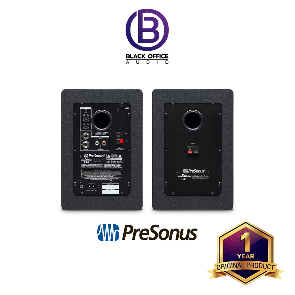 presonus-eris-e4-5-ลำโพงมอนิเตอร์-4-5-นิ้ว-ลำโพงทำเพลง-studio-monitor-monitor-speaker-blackofficeaudio