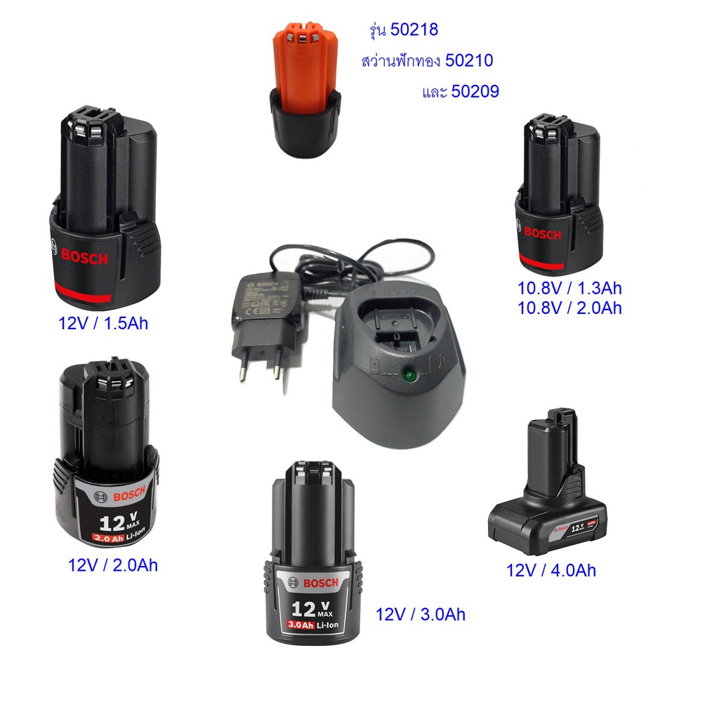 ภาพสินค้าBOSCH แท่นชาร์จ10.8V-12V รุ่น GAL1210CV  1600A00HR1 รับประกันศูนย์ 6 เดือน จากร้าน nkpowertools บน Shopee ภาพที่ 1