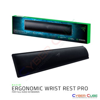 Razer Ergonomic Wrist Rest Pro For Full-sized Keyboards ที่รองข้อมือสำหรับคีย์บอร์ด ( ของแท้ศูนย์ SYNNEX )