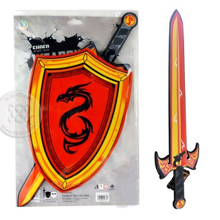 สินค้า ดาบ-โล่ Sword Shield Dragon (ผลิตจากวัสดุ EVA Foam)