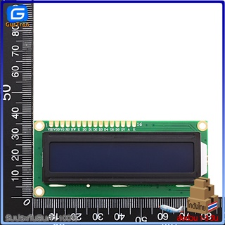 ภาพขนาดย่อของภาพหน้าปกสินค้าจอแสดงผล 1602 LCD Blue Screen/Yellow Screen 16x2 โมดูลจอแสดงผล LCD พร้อม I2C Interface สีน้ำเงิน สีเหลือง จากร้าน gustron บน Shopee ภาพที่ 5