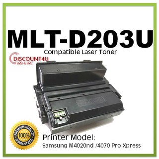 Discount4U ตลับหมึกเลเซอร์ Toner MLT-D203UMLT-D203U/D203U/203/D203 For Samsung  M4020ND /4070