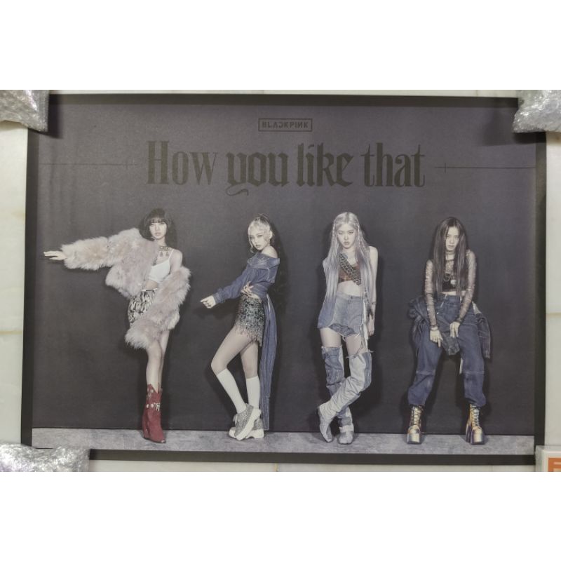 อัลบั้ม BLACKPINK Special Edition How You Like That Official Poster ...