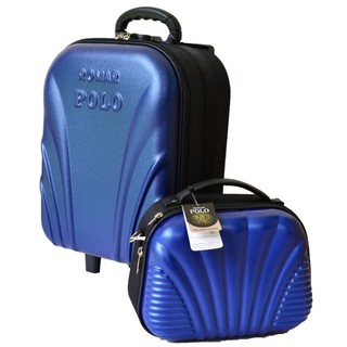 Romar Polo กระเป๋าเดินทางเซ็ทคู่ 16/12 นิ้ว FB Code 3380-5 (Blue)