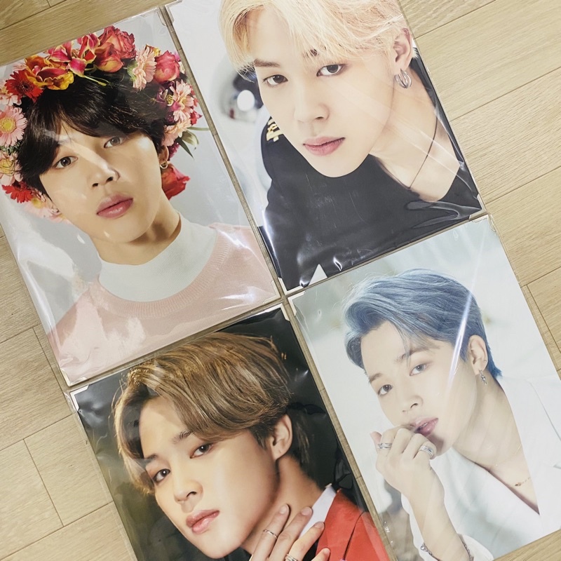 จัดส่งฟรี-ไม่ต้องใช้โค๊ด-พรีเมี่ยม-ขายเหมา-4-อัน-ตามรูป-jimin-bts-ของแท้-1000