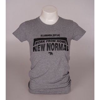 เสื้อยืด Allamanda คอกลม รุ่น NEW NORMAL เสื้อยืดคอกลมผ้าฝ้าย