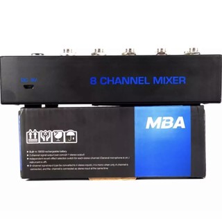 MBA มินิมิกเซอร์ มิกเซอร์ 8 ช่อง MIXER MINI มีเอฟเฟกต์แท้ รุ่น Q48 มิก ...