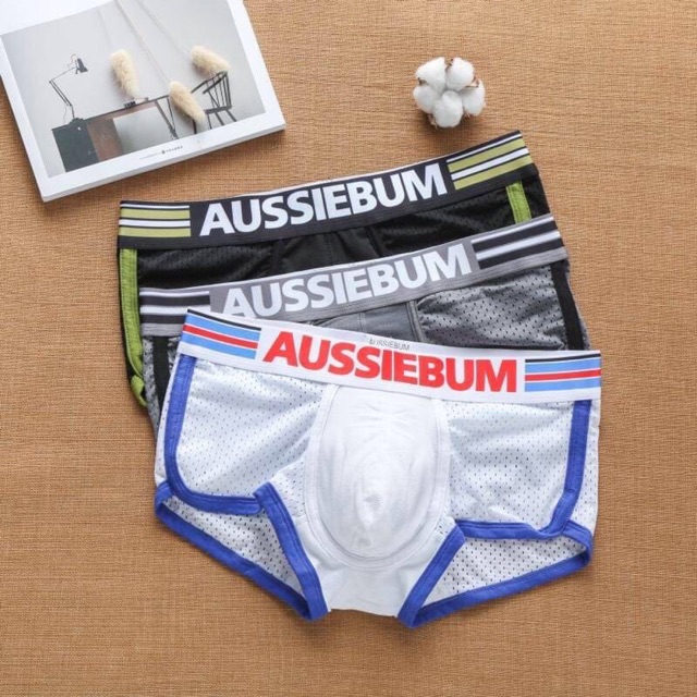 กางเกงในชาย-aussiebum-ทรงบ๊อกเซอร์-boxer-ผ้าต่ข่าย