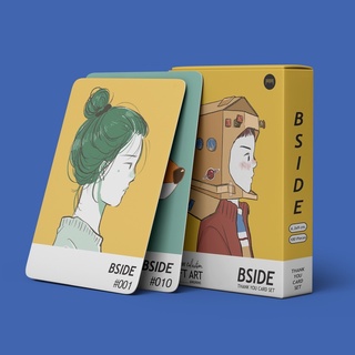 B-SIDE  Thank You Card BOX SET  By MUNIN มุนินฺ โดย สำนักพิมพ์ 10มิลลิเมตร 10Millimetres