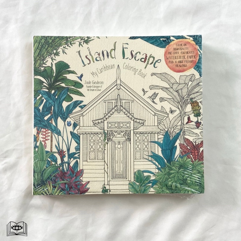 [Querida] สมุดระบายสี Island Escape Adult Coloring Book : My Caribbean ...