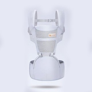BabyGroove เป้อุ้มเด็ก เป้อุ้มเด็กนั่ง สะพายได้ทั้งหน้าและหลัง สีเทาเงิน