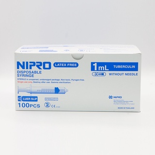 ไซริ้ง NIPRO 1 mL 100 ชิ้น/กล่อง