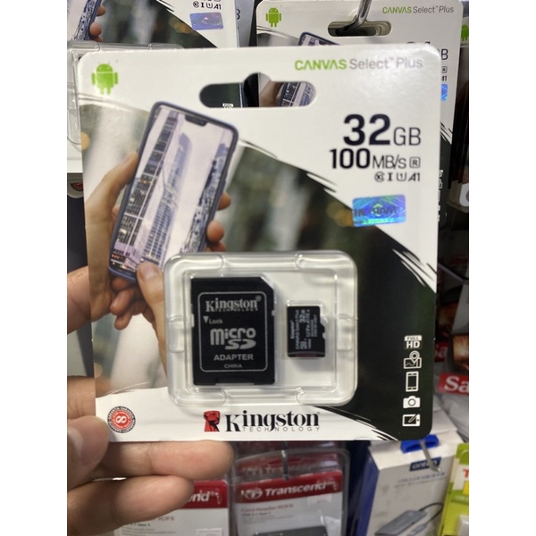 ภาพหน้าปกสินค้าMicro SD card class 10 32gb Kingston รับประกันศูนย์ synnex 5 ปี จากร้าน taeandice บน Shopee