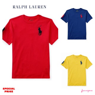 RALPH RAUREN BIG PONY COTTON JERSEY T-SHIRT