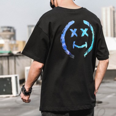 fashion-oversized-unisex-tops-mens-loose-short-sleeve-t-shirt-hip-hop-smiley-print-top-couple-tee