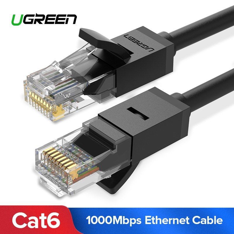 UGREEN CAT6 Ethernet Cable RJ45 Lan Network Cable (Black/Gray) | Shopee  Thailand