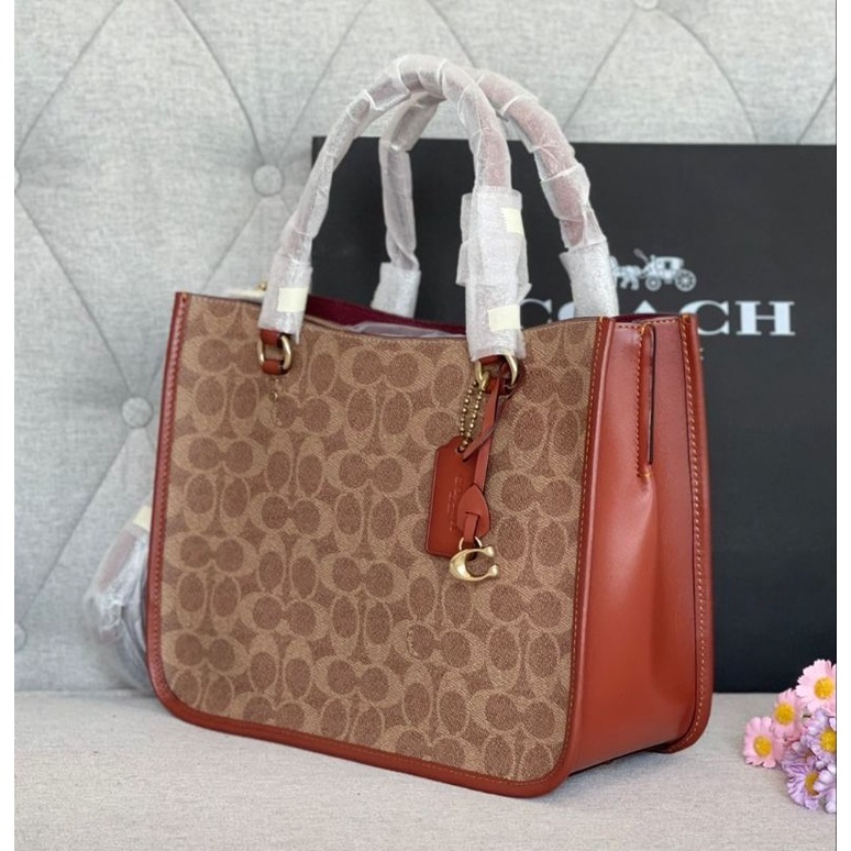 แท้-พร้อมส่ง-งานชอป-มีถุงผ้า-coach-c3889-tyler-carryal-28-in-signature-canvas