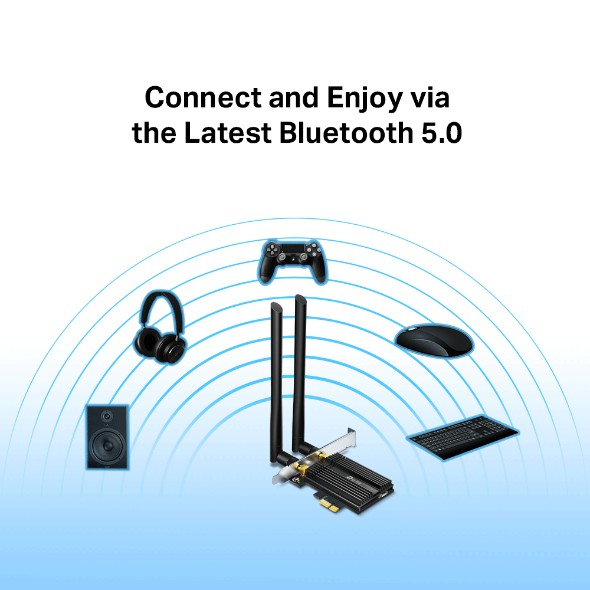 ภาพหน้าปกสินค้าTP-Link AX3000 Dual Band Wireless PCI Express Adapter, Bluetooth 5.0 อุปกรณ์เชื่อมต่อ (NWW-000611) จากร้าน itcity บน Shopee