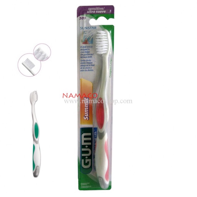 GUM แปรงสีฟันเซนซิทีพ toothbrush summit sensitive 509 Shopee Thailand