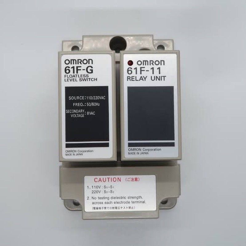 OMRON Floatless Level Switch รุ่น 61FGAP+Relay Unit61F11 Shopee