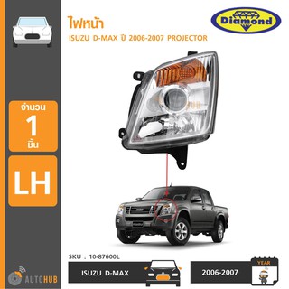 DIAMOND ไฟหน้า ISUZU DMAX ปี 2006-2007 PROJECTOR