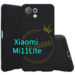 Mi11Lite✨พร้​อมส่งใน🇹🇭✨เคสTPU​นิ่ม​สีดำทึบคลุมกล้อง For​ Xiaomi Mi11Lite / Mi11Lite / Mi11 Lite