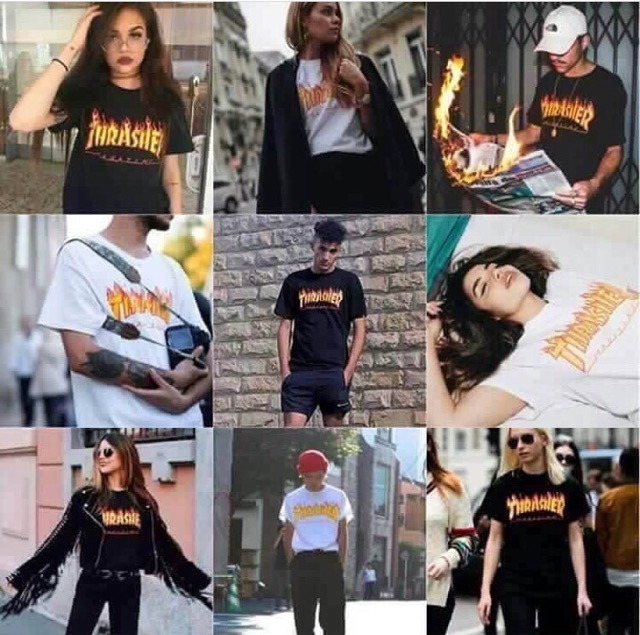 เสื้อthrasher-แนวๆ-ผ้าดี-มีสองสีค่ะ