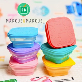 Marcus &amp; Marcus - ถ้วยเก็บขนมและอาหารเด็กแบบพับได้ Collapsible Snack Container มาร์คัสแอนด์มาร์คัส