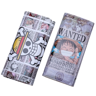 ภาพหน้าปกสินค้ากระเป๋าสตางค์ ใบยาว ทรงคลัทช์ ลายการ์ตูน One Piece Monkey D Luffy ใส่บัตรได้ สําหรับผู้ชาย และผู้หญิง ที่เกี่ยวข้อง