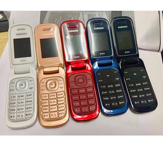 โทรศัพท์มือถือซัมซุง SAMSUNG GT-E1272 ใหม่  (สีทอง) มือถือฝาพับ ใช้ได้ 2 ซิม ทุกเครื่อข่าย AIS TRUE DTAC MY 3G/4G ปุ่มกด