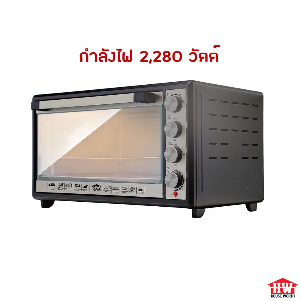 house-worth-ตู้อบ-60-ลิตร-electric-oven-60-l-รุ่น-hw-eo05-เตาอบ