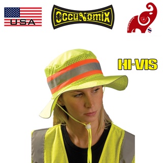 OccuNomix LUXRNG Yellow Hi-Vis Ranger Hat Size M/L/XL