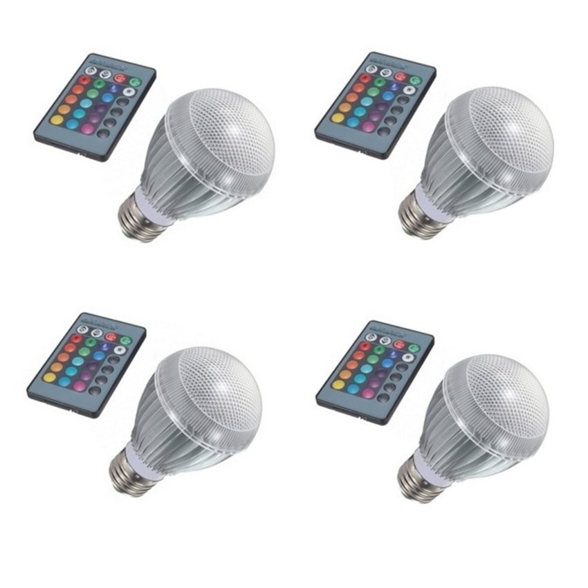MAGIC LIGHTING หลอดไฟ LED RGB Light Lamp 16 สี พร้อมรีโมทเพิ่มแสงและลด ...